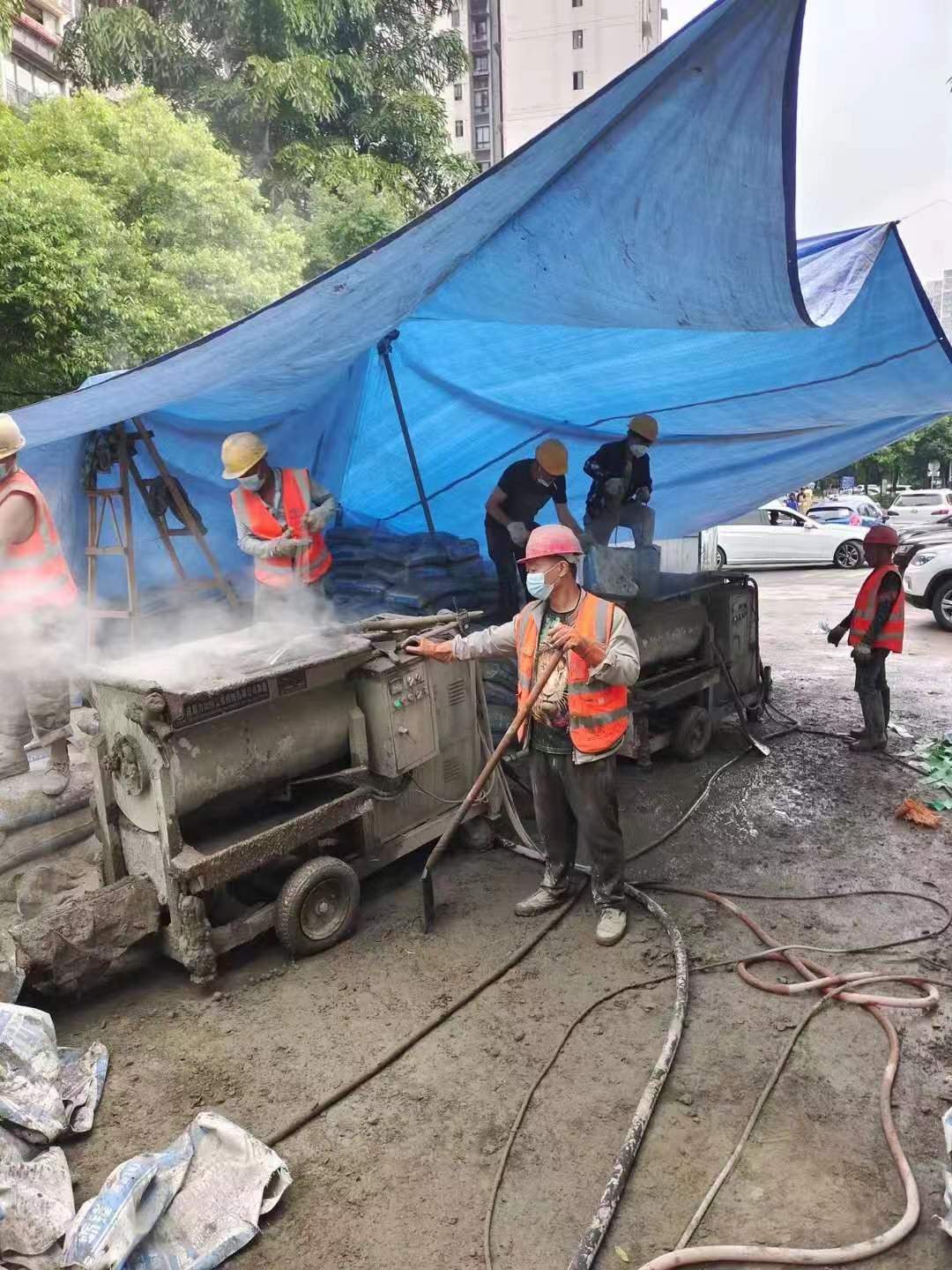 宝鸡旧厂房地面沉降加固